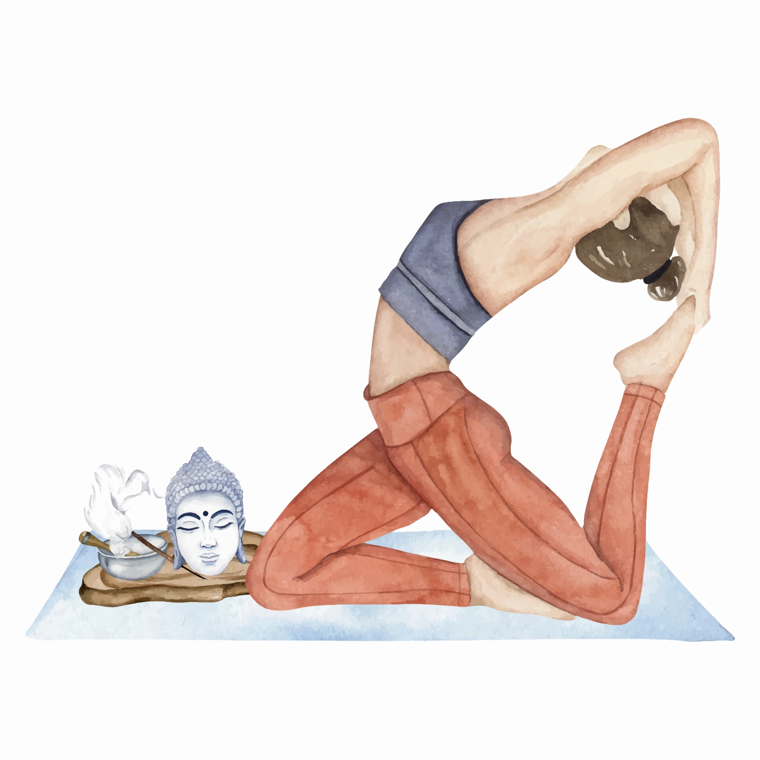 Illustration d'une posture d’Ashtanga yoga réalisée avec précision

