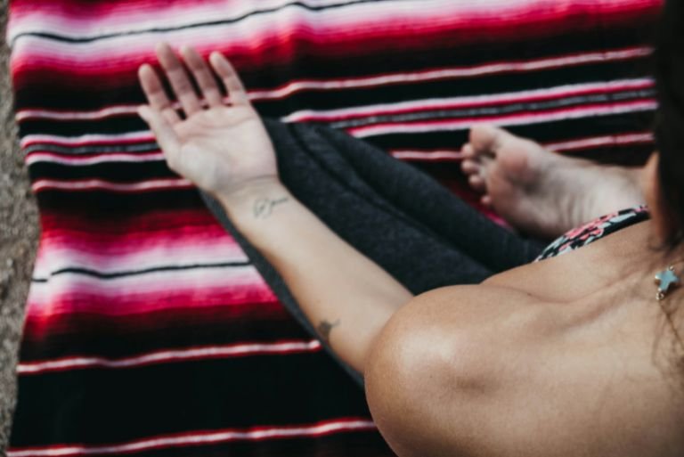 plaid yin yoga